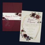 Προσκλητήριο Γάμου "ROSES ARE RED"