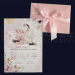 Προσκλητήριο Bάπτισης SO SWEET για κορίτσι