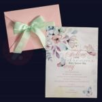 Προσκλητήριο Bάπτισης FOLLOW YOUR DREAMS για κορίτσι