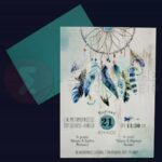 Προσκλητήριο Bάπτισης ΟΝΕΙΡΟΠΑΓΙΔΑ για αγόρι