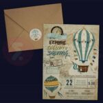 Προσκλητήριο Bάπτισης EXPLORE για αγόρι