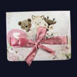 Προσκλητήριο Bάπτισης ΖΩΑΚΙΑ ΤΟΥ ΔΑΣΟΥΣ για κορίτσι