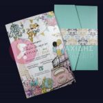 Προσκλητήριο Bάπτισης ITALIAN KITTY για κορίτσι