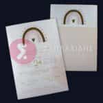 Προσκλητήριο Bάπτισης OVER MY RAINBOW για κορίτσι