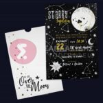 Προσκλητήριο Bάπτισης STARRY BAPTISM για αγόρι