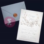 Προσκλητήριο Γάμου "FLOWER HEARTS"