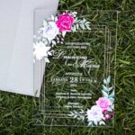 Προσκλητήριο Γάμου - Βάπτισης Plexiglass