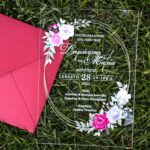 Προσκλητήριο Γάμου - Βάπτισης Plexiglass