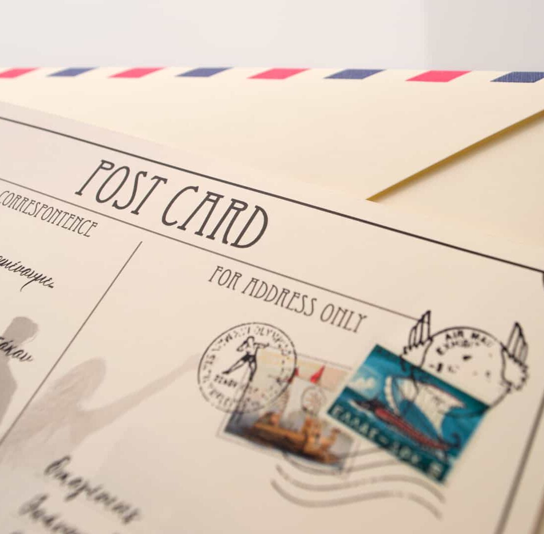 Προσκλητήριο Γάμου "Post Card"