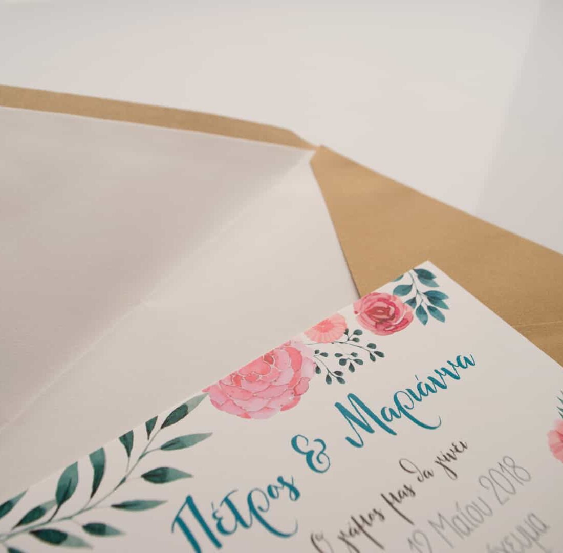 Προσκλητήριο Γάμου "Floral Day"
