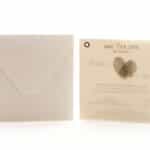 Προσκλητήριο Γάμου "Love Prints"