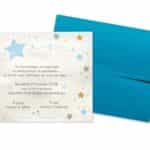 Προσκλητήριο Βάπτισης B5103A για αγόρι