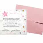 Προσκλητήριο Βάπτισης B5103Β για κορίτσι