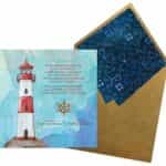 Προσκλητήριο Βάπτισης Β5121C για αγόρι