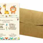 Προσκλητήριο Βάπτισης B5123A για αγόρι