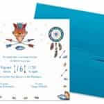 Προσκλητήριο Βάπτισης B5130Α για αγόρι