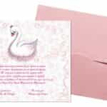 Προσκλητήριο Βάπτισης B5131Β για κορίτσι