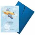 Προσκλητήριο Βάπτισης B5132A για αγόρι