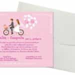 Προσκλητήριο Βάπτισης B5136Β για κορίτσι