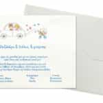 Προσκλητήριο Βάπτισης B5138Α για αγόρι