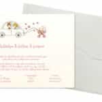 Προσκλητήριο Βάπτισης B5138Β για κορίτσι