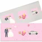 Προσκλητήριο Βάπτισης B5139Β για κορίτσι