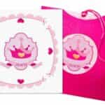 Προσκλητήριο Βάπτισης Β5148Β για κορίτσι