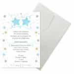 Προσκλητήριο Βάπτισης Β5151Α για αγόρι