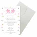 Προσκλητήριο Βάπτισης Β5151Β για κορίτσι