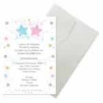 Προσκλητήριο Βάπτισης Β5151C για αγόρι & κορίτσι