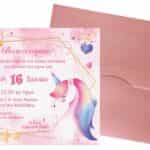 Προσκλητήριο Βάπτισης B5157B για κορίτσι