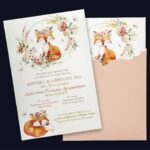 Προσκλητήριο Bάπτισης ΜΙΚΡΗ ΑΛΕΠΟΥΔΙΤΣΑ για κορίτσι