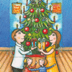 Ζωντανή κάρτα "Περίοδος διακοπών-Χριστούγεννα" BÄRENPRESSE & CURIOSI