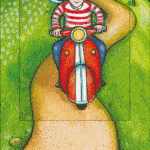 Ζωντανή κάρτα "Βέσπα" BÄRENPRESSE & CURIOSI