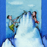 Ζωντανή κάρτα "Η Kορυφή" BÄRENPRESSE & CURIOSI