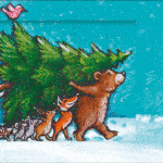 Ζωντανή κάρτα "Ο στολισμός του δέντρου" BÄRENPRESSE & CURIOSI