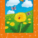 Ζωντανή κάρτα "Δανδελίων" BÄRENPRESSE & CURIOSI