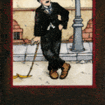 Ζωντανή κάρτα "Τσάρλι Τσάπλιν" BÄRENPRESSE & CURIOSI