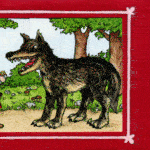 Ζωντανή κάρτα "Η κοκκινοσκουφίτσα και ο λύκος" BÄRENPRESSE & CURIOSI