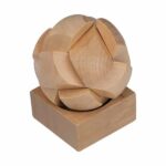 Παζλ σπαζοκεφαλιά ξύλινη "σφαίρα" 5.3x5.3x9εκ