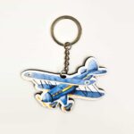 Μπρελόκ με ξύλινη φιγούρα (7×5cm) & θεματική εκτύπωση