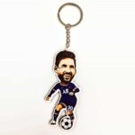 Μπρελόκ με ξύλινη φιγούρα (7×5cm) & θεματική εκτύπωση