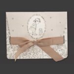 Προσκλητήριο Bάπτισης VINTAGE GIRL για κορίτσι