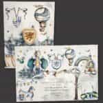 Προσκλητήριο Bάπτισης ONCE UPPON A TIME για αγόρι