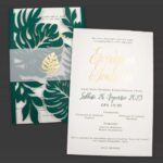 Προσκλητήριο Γάμου "Golden Leaf"