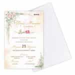 Προσκλητήριο Γάμου & Bάπτισης OUR BABY GIRL για κορίτσι