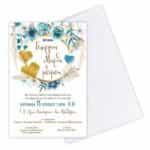 Προσκλητήριο Γάμου & Bάπτισης BOY BAPTISM για αγόρι