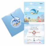 Προσκλητήριο Bάπτισης ΦΑΛΑΙΝΑΚΙ για αγόρι