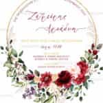 Προσκλητήριο Γάμου SYNW13