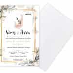 Προσκλητήριο Γάμου "FLOWER SET"